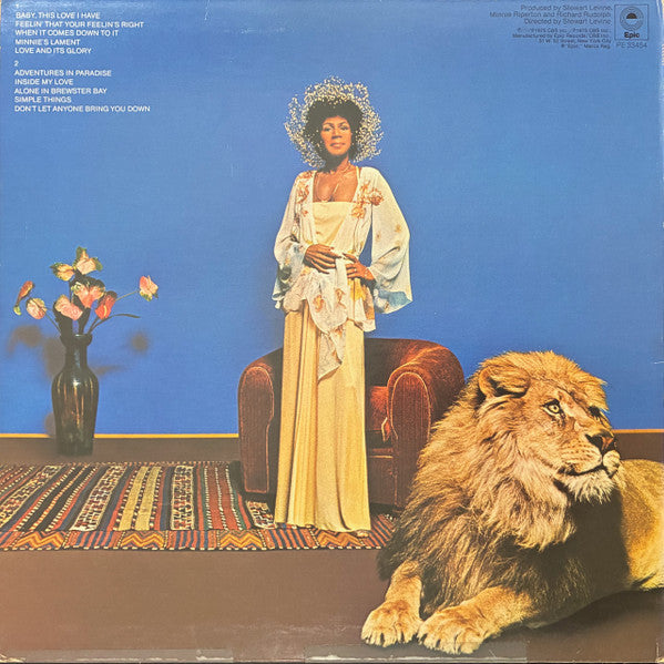 Minnie Riperton : Adventures In Paradise (LP, Album, San)