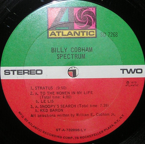 Billy Cobham : Spectrum (LP, Album, RE, LY )