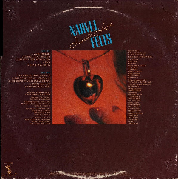 Narvel Felts : Inside Love (LP, Album)