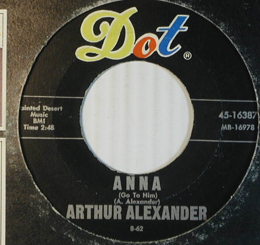 Arthur Alexander : Anna (Go To Him) / I Hang My Head And Cry (7", Single)