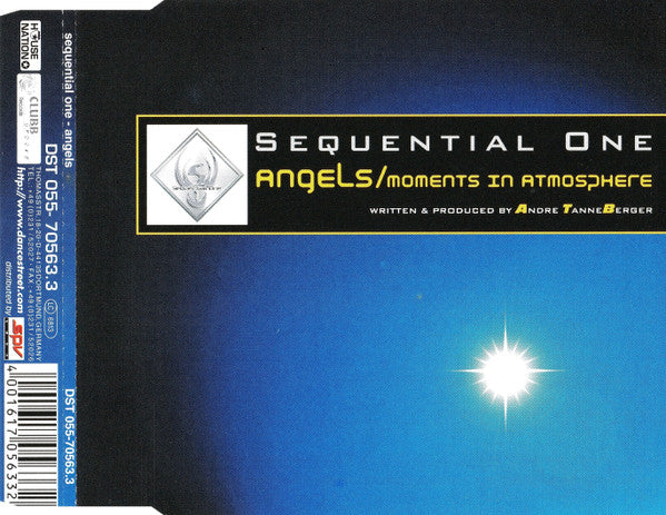 Sequential One : Angels / Moments In Atmosphere (CD, Maxi)