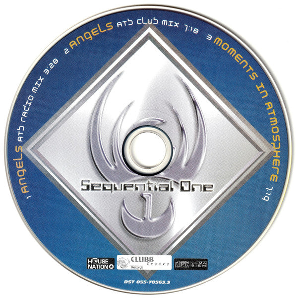Sequential One : Angels / Moments In Atmosphere (CD, Maxi)