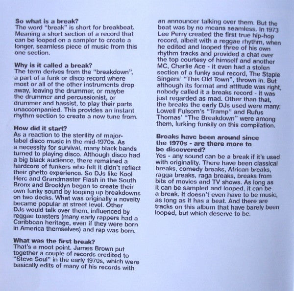 Various : Breaks Sessions (2xCD, Comp)