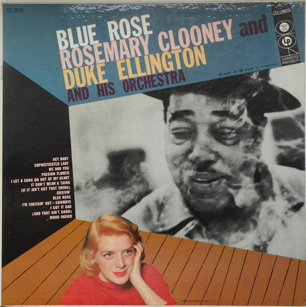 Rosemary Clooney And Duke Ellington And His Orchestra : Blue Rose (LP, Album)