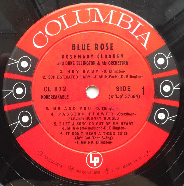 Rosemary Clooney And Duke Ellington And His Orchestra : Blue Rose (LP, Album)