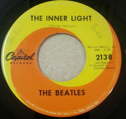 The Beatles : Lady Madonna (7", Single, RP, Los)