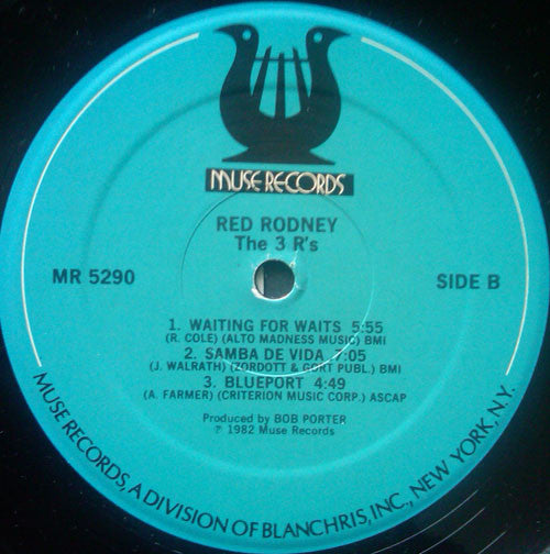Red Rodney / Richie Cole / Ricky Ford : The 3 R's (LP, Album)