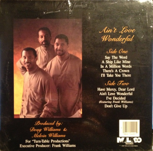 The Williams Brothers (2) : Ain't Love Wonderful (LP)