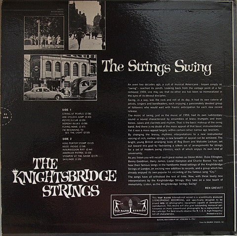The Knightsbridge Strings : The Strings Swing (LP, Album)