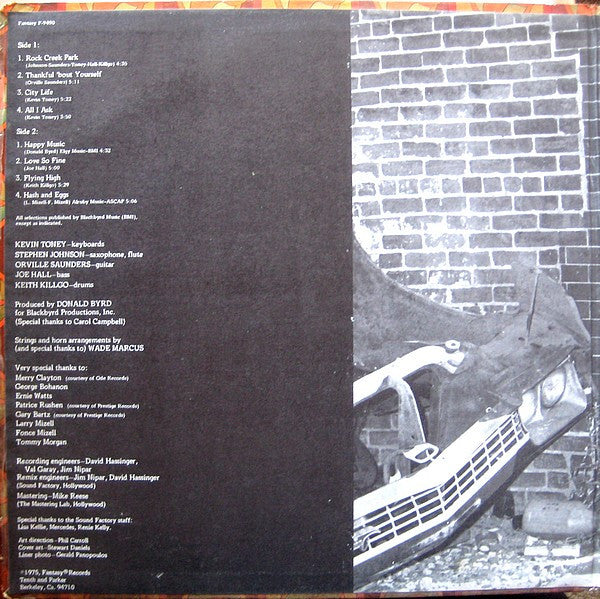 The Blackbyrds : City Life (LP, Album, Gat)