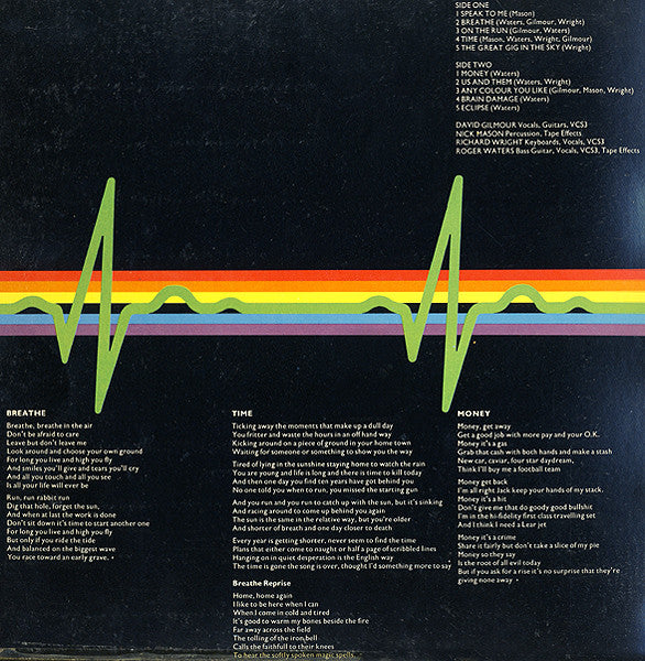 Pink Floyd : The Dark Side Of The Moon (LP, Album, Jac)