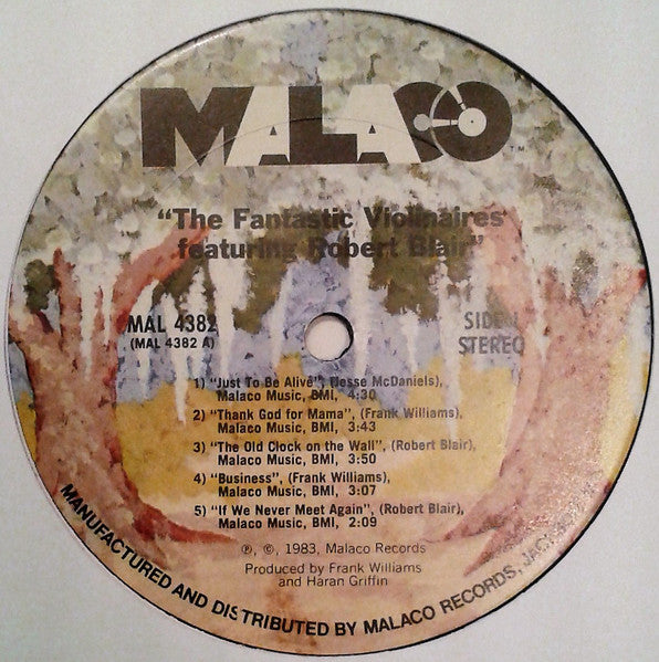 The Fantastic Violinaires* Featuring Robert Blair : The Fantastic Violinaires (LP, Album)