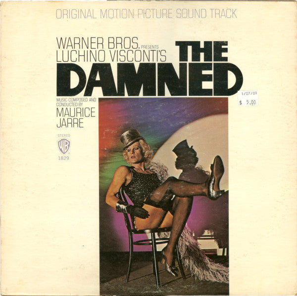 Maurice Jarre : The Damned (Original Motion Picture Sound Track) (LP, Promo)