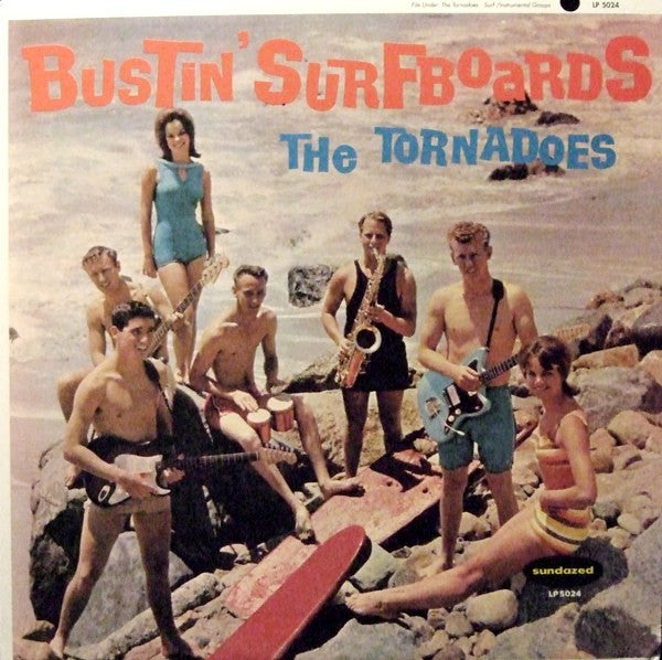 The Tornadoes : Bustin' Surfboards (LP, Album, Mono, RE, Ora)