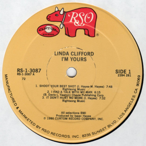 Linda Clifford : I'm Yours (LP, Album, 72 )