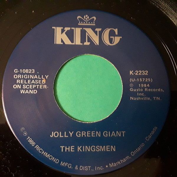 The Kingsmen : Jolly Green Giant (7")