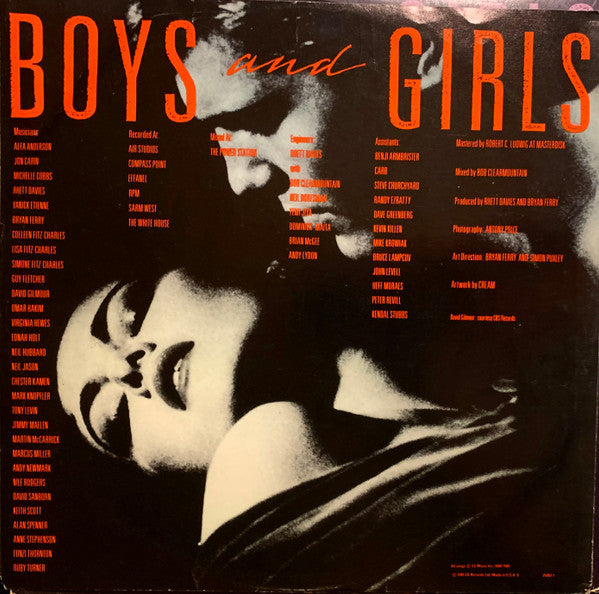 Bryan Ferry : Boys And Girls (LP, Album, Spe)