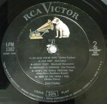 Elvis Presley : Elvis (LP, Album, Mono, Ind)