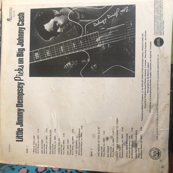 Little Jimmy Dempsey* : Little Jimmy Dempsey Picks On Big Johnny Cash (LP)