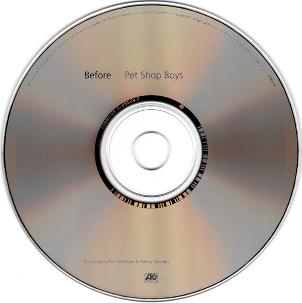Pet Shop Boys : Before (CD, Maxi)