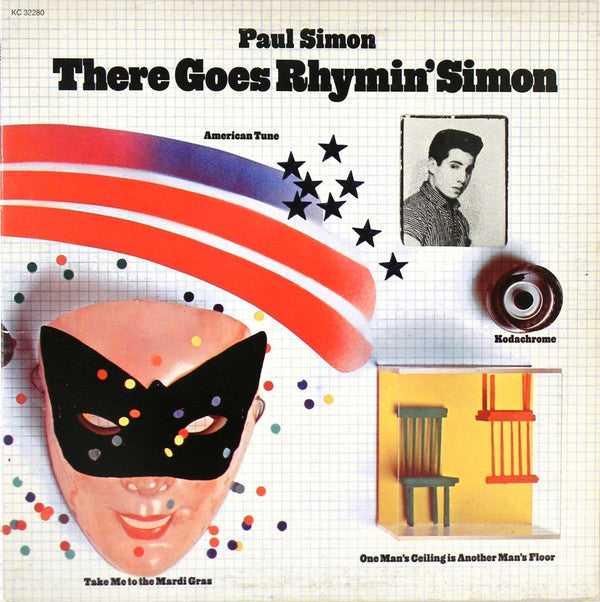 Paul Simon : There Goes Rhymin' Simon (LP, Album, Pit)