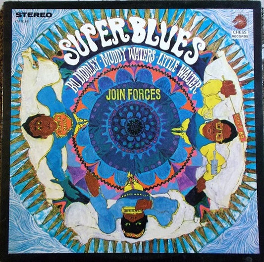Bo Diddley, Little Walter, Muddy Waters : Super Blues (LP, Album, RE)