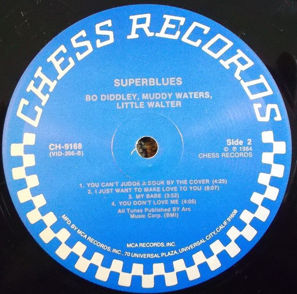 Bo Diddley, Little Walter, Muddy Waters : Super Blues (LP, Album, RE)