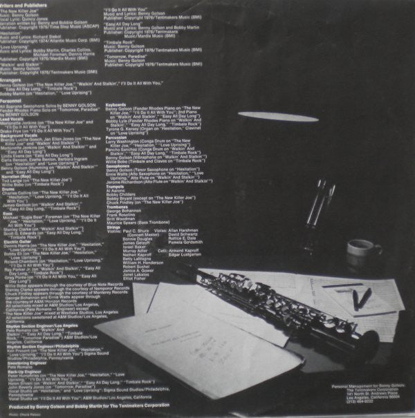 Benny Golson : Killer Joe (LP, Album, Promo)