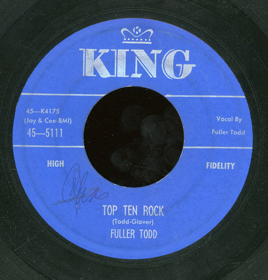 Fuller Todd : Top Ten Rock (7", Single)