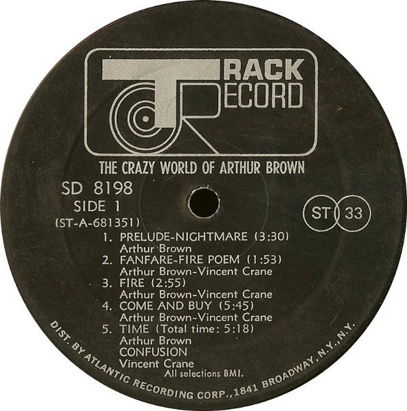 The Crazy World Of Arthur Brown : The Crazy World Of Arthur Brown (LP, Album, RE, Pre)