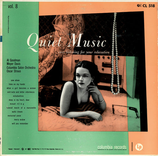 Various : Quiet Music, Volume 8: Easy Listening For Your Relaxation (LP, Comp, RP)