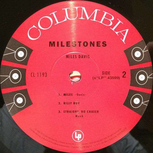 Miles Davis : Milestones (LP, Album, RSD, Mono, Ltd, Num, RE, 180)