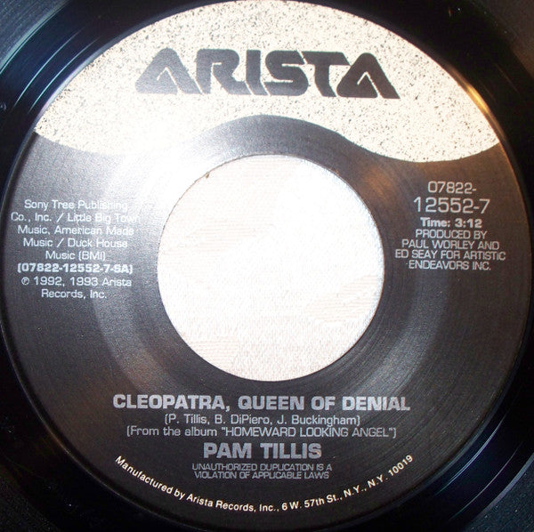 Pam Tillis : Cleopatra, Queen Of Denial (7", Single)