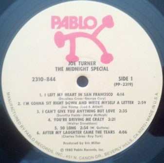Joe Turner* : Midnight Special (LP)