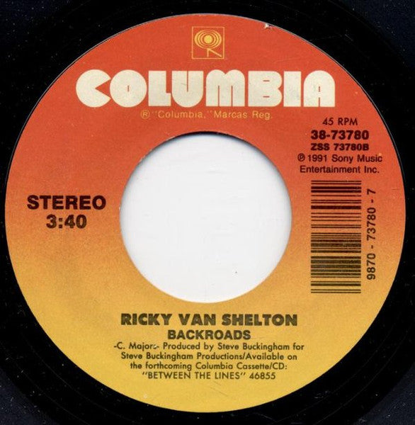 Ricky Van Shelton : I Am A Simple Man (7", Styrene)