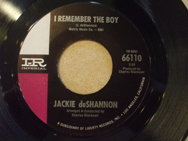 Jackie DeShannon : What The World Needs Now Is Love (7", Single, Styrene)