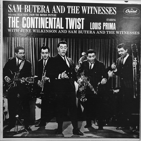Sam Butera And The Witnesses : The Continental Twist (LP, Album)