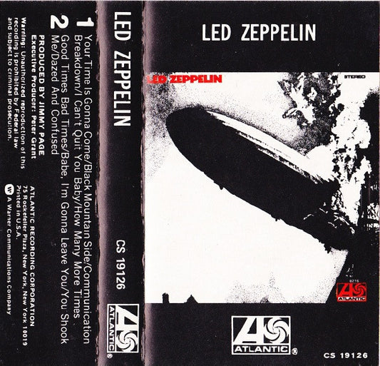 Led Zeppelin : Led Zeppelin (Cass, Album, RE)