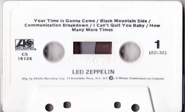 Led Zeppelin : Led Zeppelin (Cass, Album, RE)