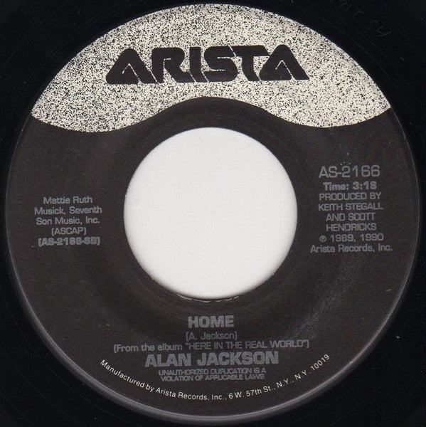 Alan Jackson (2) : I'd Love You All Over Again (7", Single)