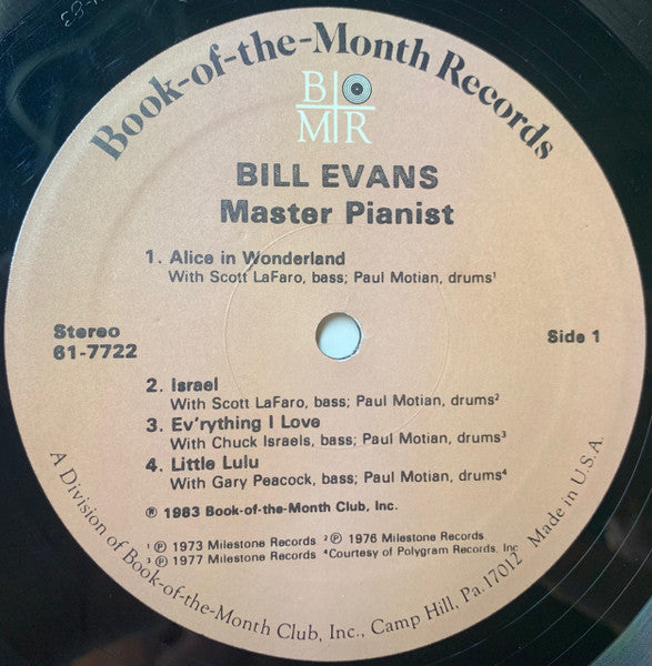 Bill Evans : Master Pianist (3xLP, Comp + Box)