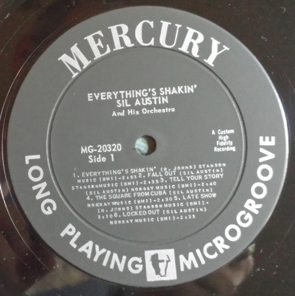 Sil Austin And His Orchestra : Everything's Shakin' (LP, Mono)