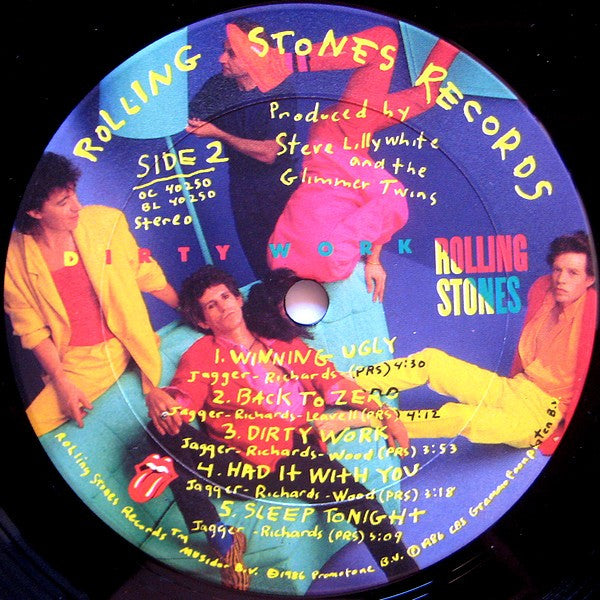 The Rolling Stones : Dirty Work (LP, Album, Pit)