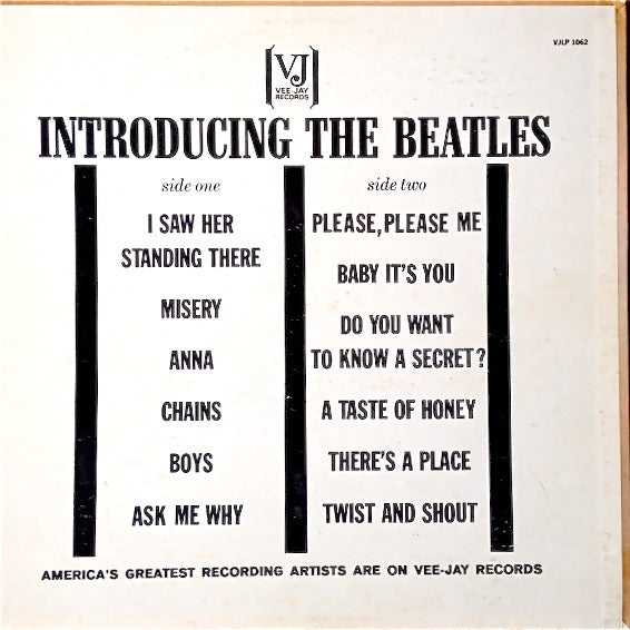 The Beatles : Introducing... The Beatles (LP, Album, Mono)