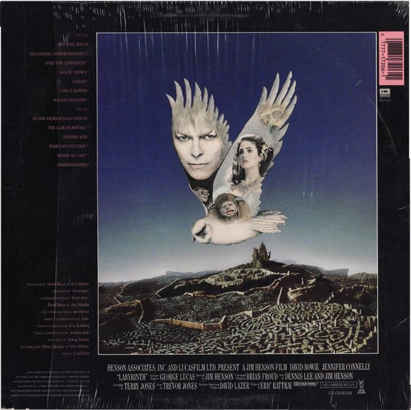David Bowie, Trevor Jones : Labyrinth (From The Original Soundtrack Of The Jim Henson Film) (LP, Album)