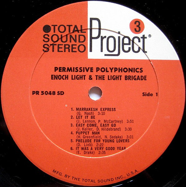 Enoch Light And The Light Brigade : Permissive Polyphonics (LP, Album)