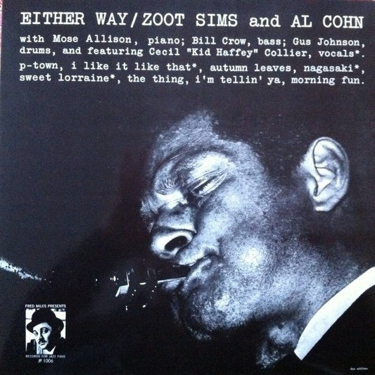 Zoot Sims And Al Cohn : Either Way (LP, Album, Ltd, RE, 180)