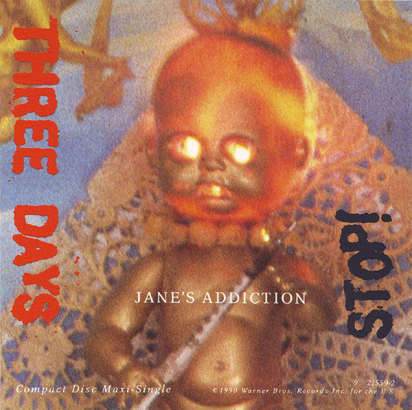 Jane's Addiction : Three Days / Stop! (CD, Maxi)