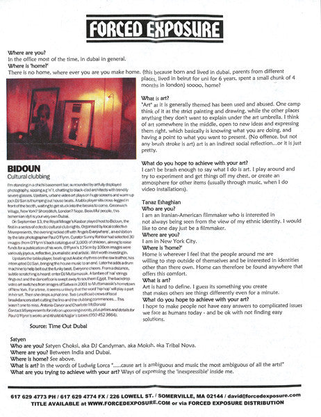 Mutamassik : Bidoun (CDr, Ltd, Mixed)