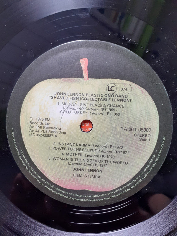 Lennon* & The Plastic Ono Band : Shaved Fish (LP, Comp, RE)